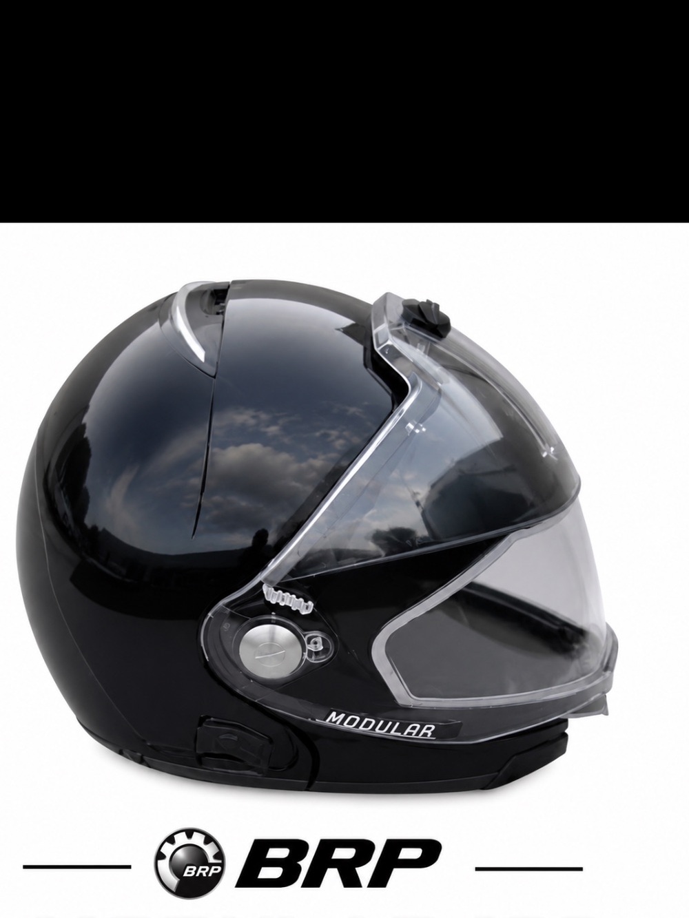 BRP Ski-Doo Modular Helmet DOT Approved Size L Black Snowmobile Full Face dot218
